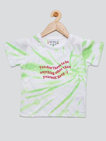 Pampolina Girls Printed Top- Green
