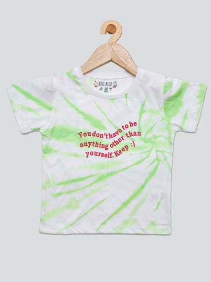 Pampolina Girls Printed Top- Green