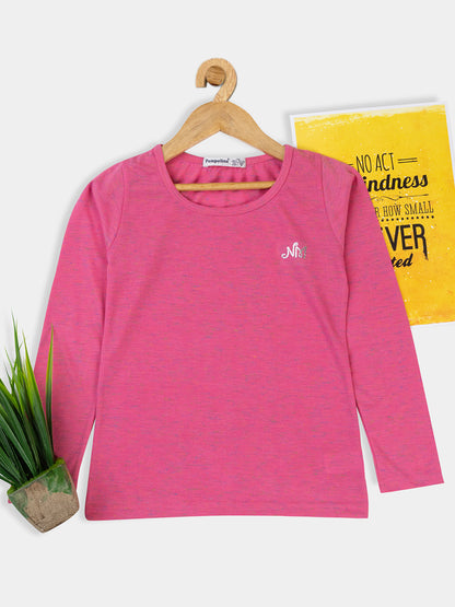 Pampolina Girls Solid Top- Pink