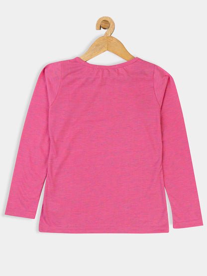 Pampolina Girls Solid Top- Pink