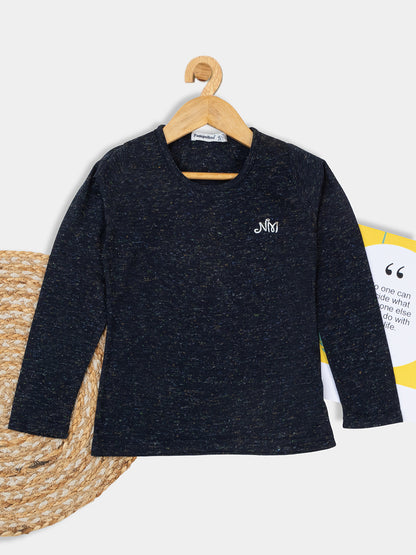 Pampolina Girls Solid Top- Navy