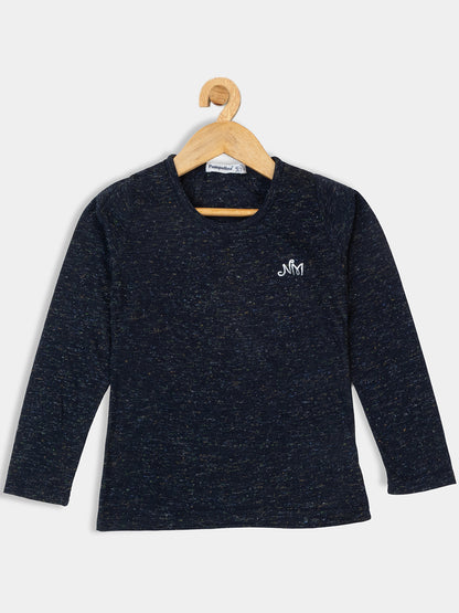 Pampolina Girls Solid Top- Navy