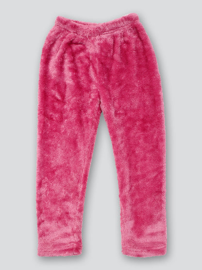 Pampolina Girls Printed High Neck Co-ord Set- Pink