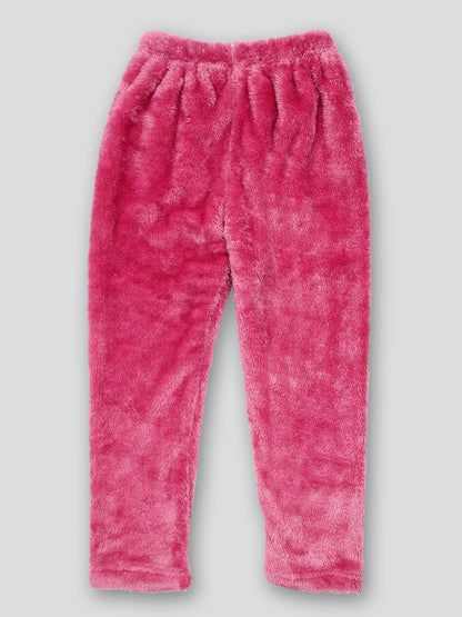 Pampolina Girls Printed High Neck Co-ord Set- Pink