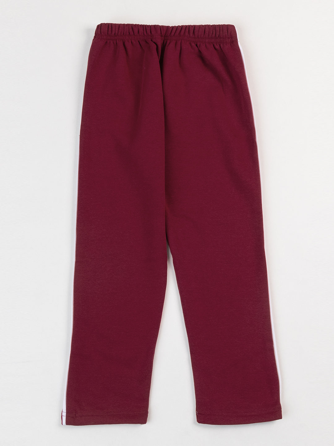 Pampolina  Girls Printed Round neck  Co-ord Set- Mahroon