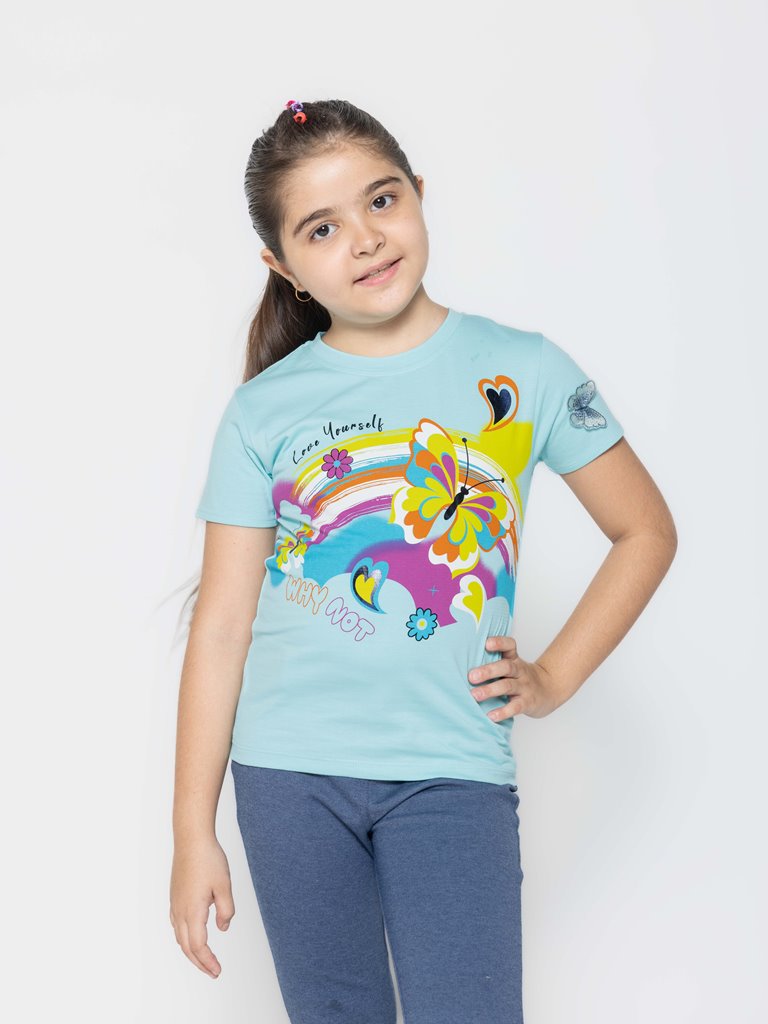 "Essential Trio: Girls' Printed Tops - Pack of 3"