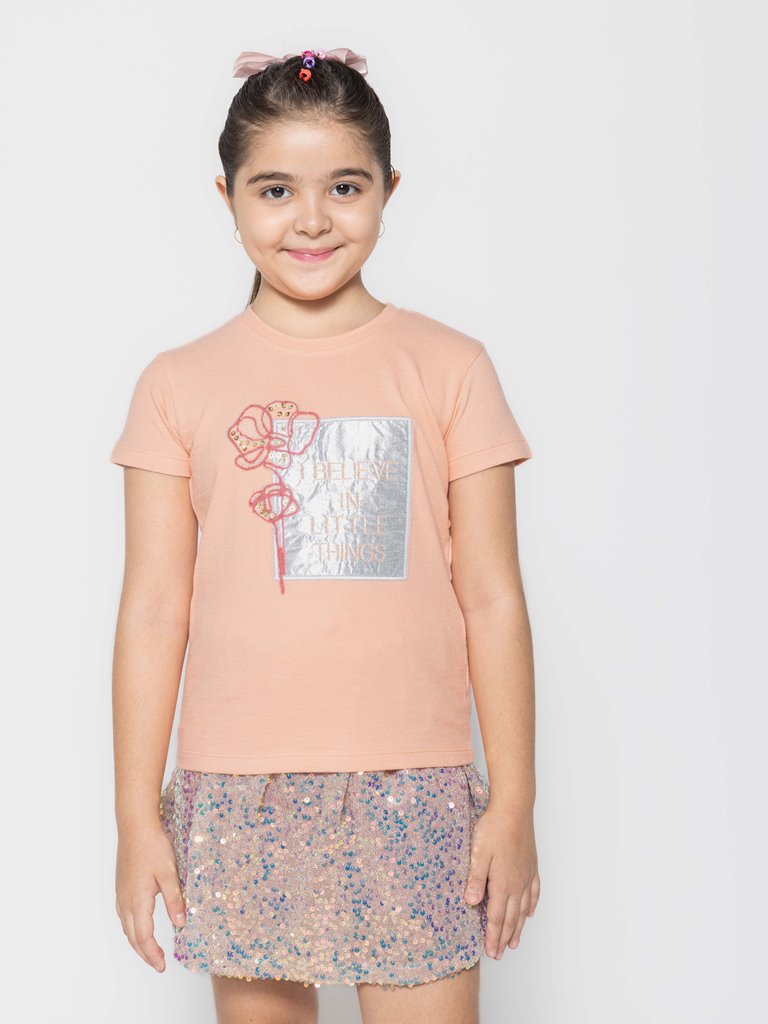 "Essential Trio: Girls' Printed Tops - Pack of 3"