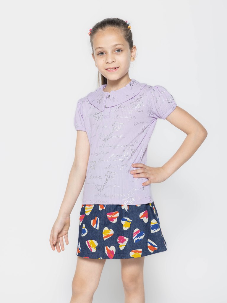 "Essential Trio: Girls' Printed Tops - Pack of 3"