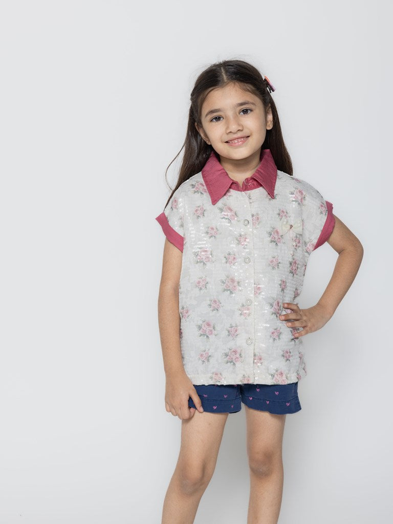 "Essential Trio: Girls' Printed Tops - Pack of 3"