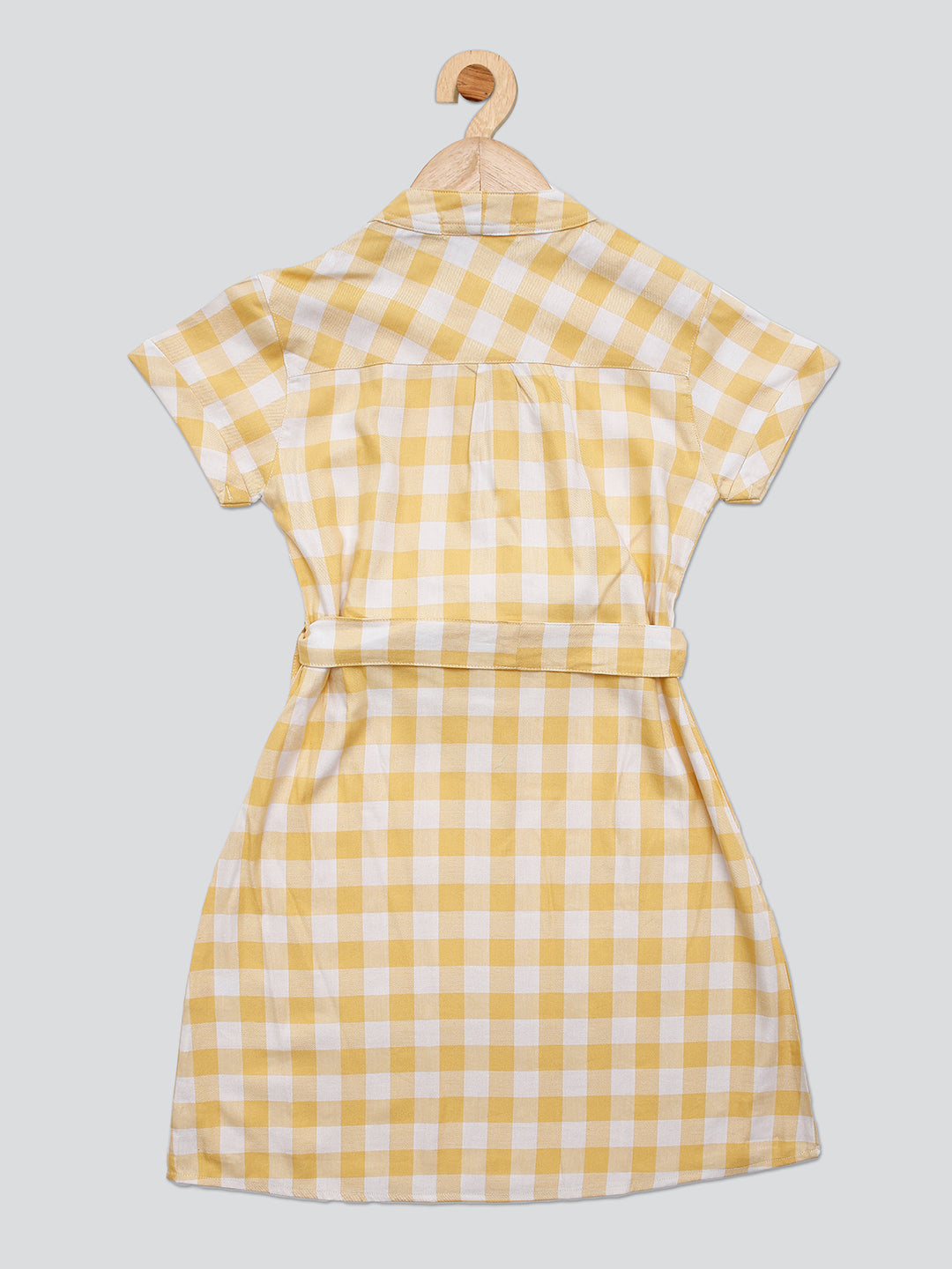 Pampolina Summer Cotton Dress For Baby Girls  - Lemon