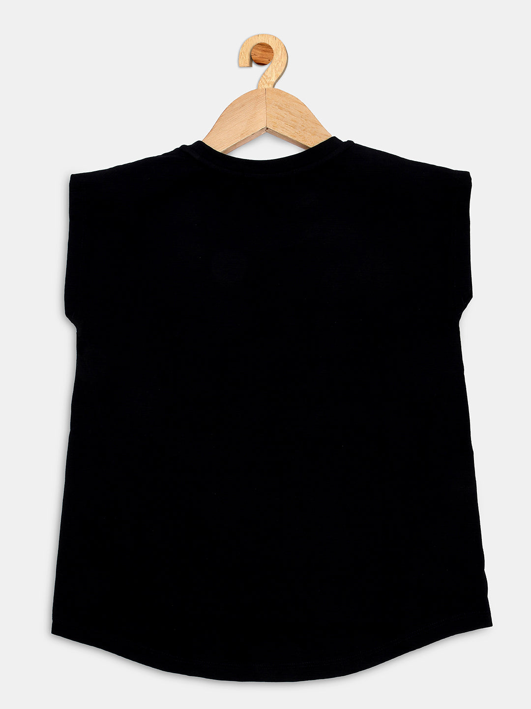 Pampolina Girls Sleeveless Printed Top-Navy