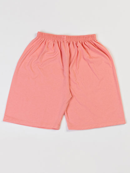 Pampolina Girls Printed Co-Ord Sets-Peach