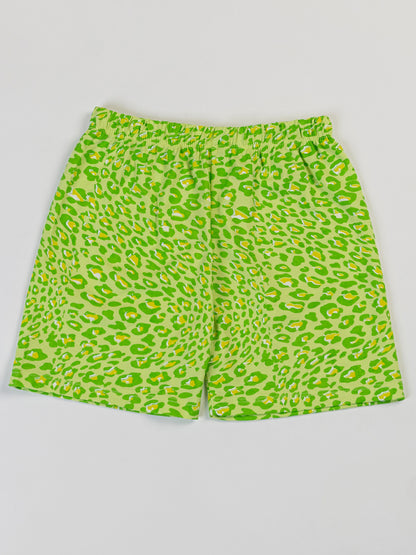 Pampolina Girls Printed Co-Ord Sets-Green