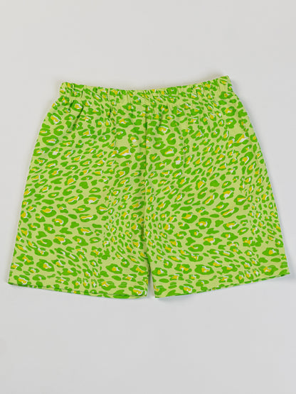 Pampolina Girls Printed Co-Ord Sets-Green