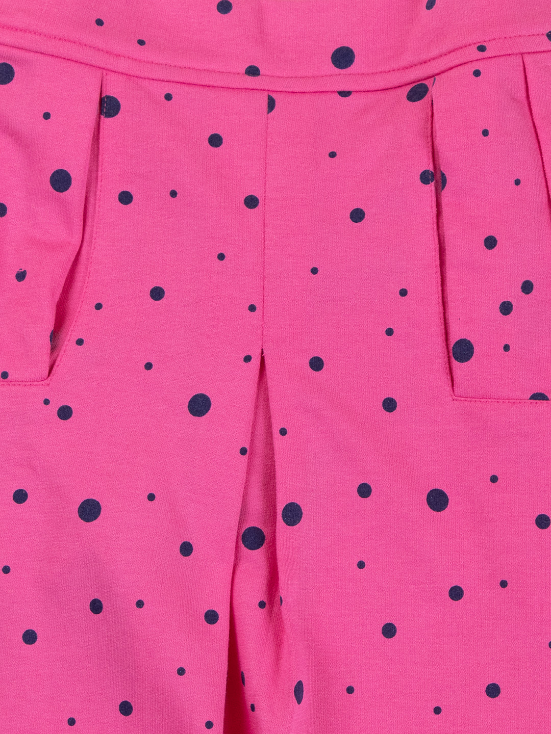 Pampolina Girls Polka Dot Printed Skirt-Pink