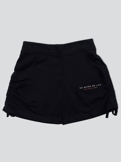 Pampolina Girls Solid Short- Black