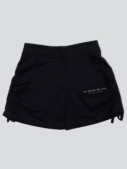 Pampolina Girls Solid Short- Black