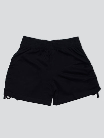 Pampolina Girls Solid Short- Black