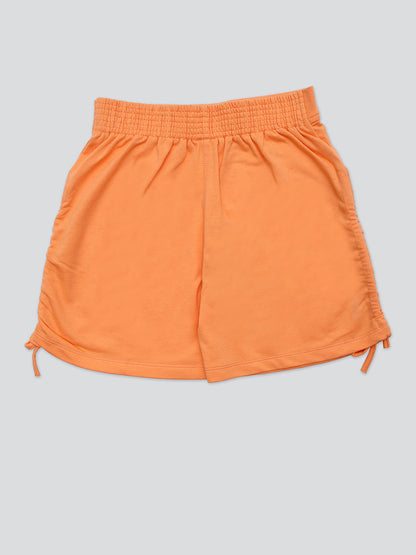 Pampolina Girls Solid Short- Orange