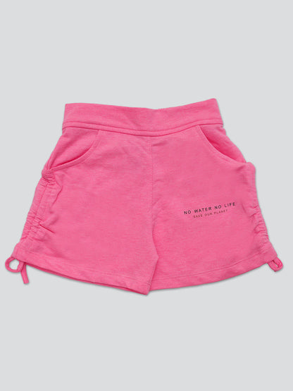Pampolina Girls Solid Short- Pink