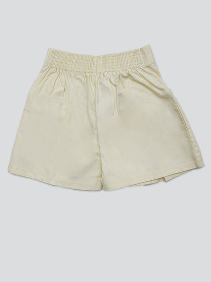 Pampolina Girls Solid Short- Lemon