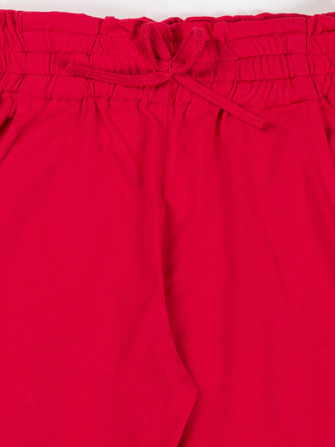 Pampolina Girls Solid Ankle Lenth Capri-Magenta