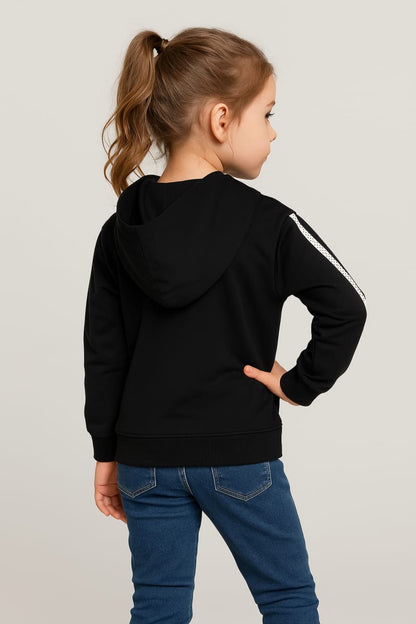 Cozy Fleece Hooded Tracksuit Set for Children - Perfect for Athleisure