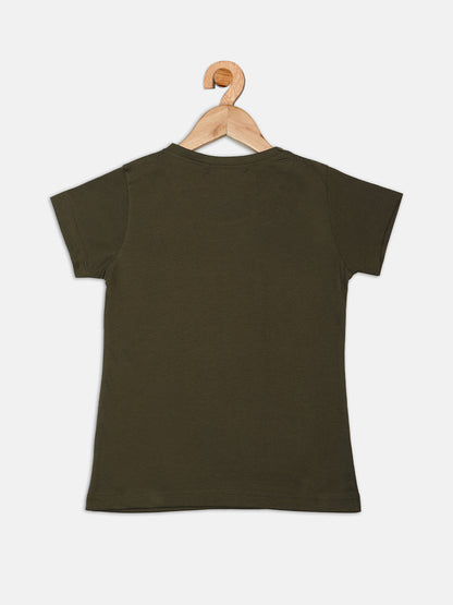 Olive Color Kids Trackpants