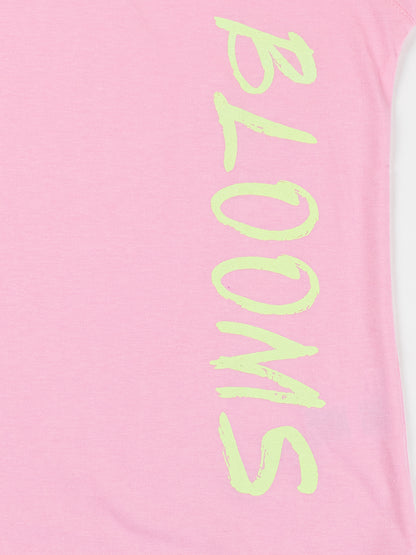 Pampolina Girls Malticolour  Printed Top-pink