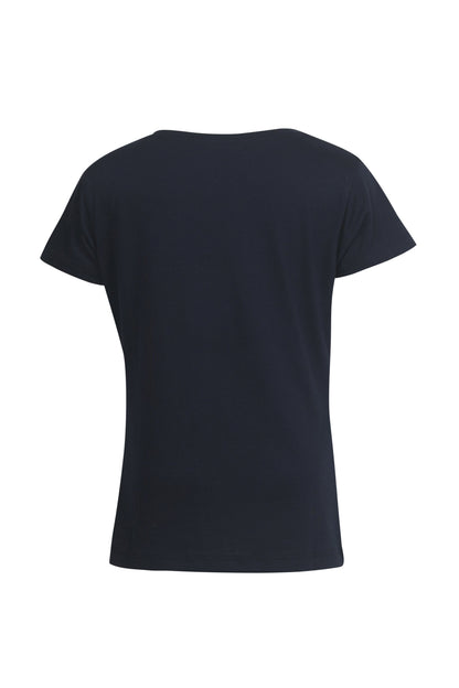 Pampolina Girls  Sequined Printed Top - Navy