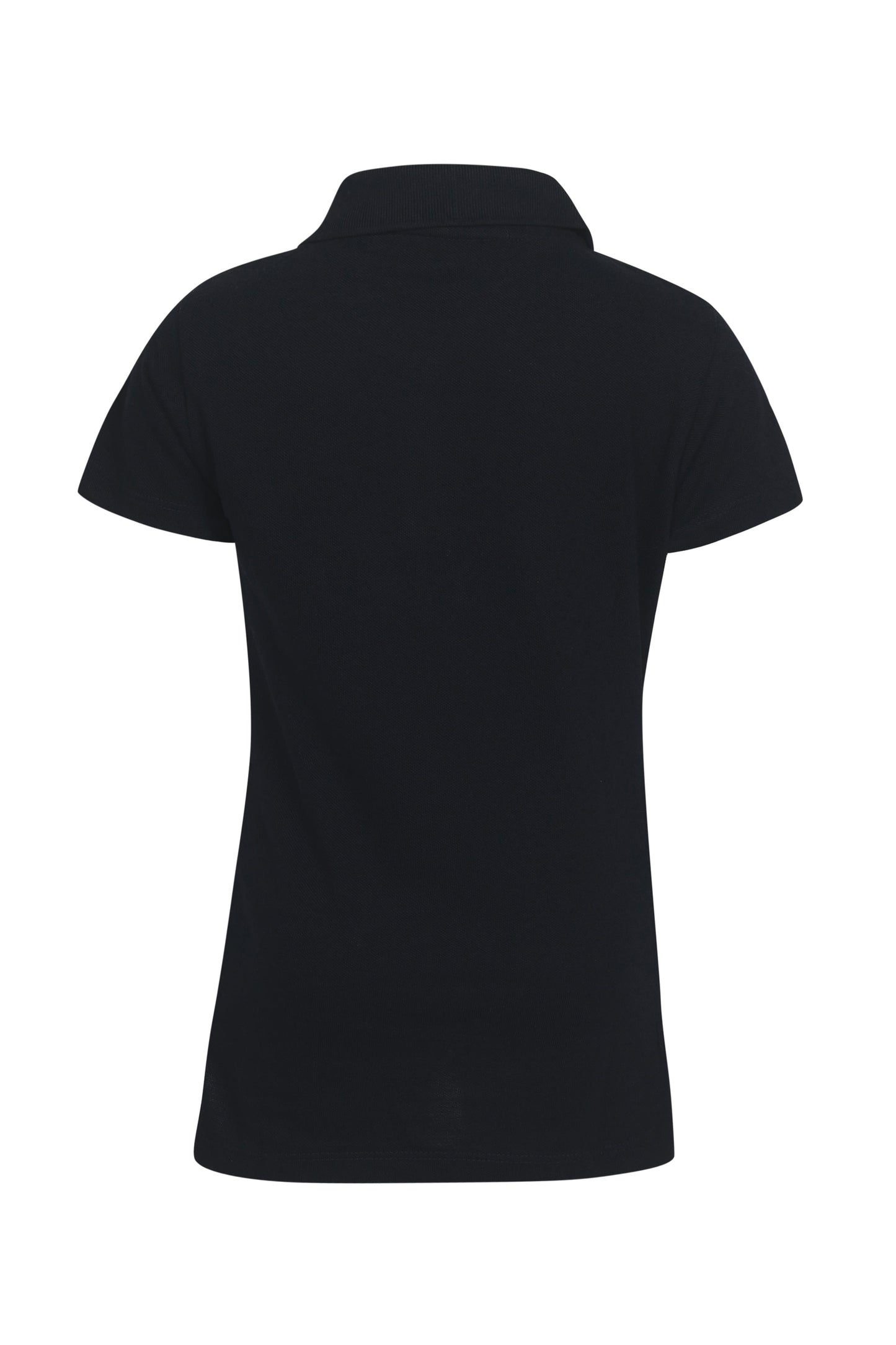 Pampolina Girls  Solid Pique Kint Collar  T-Shirt - Navy