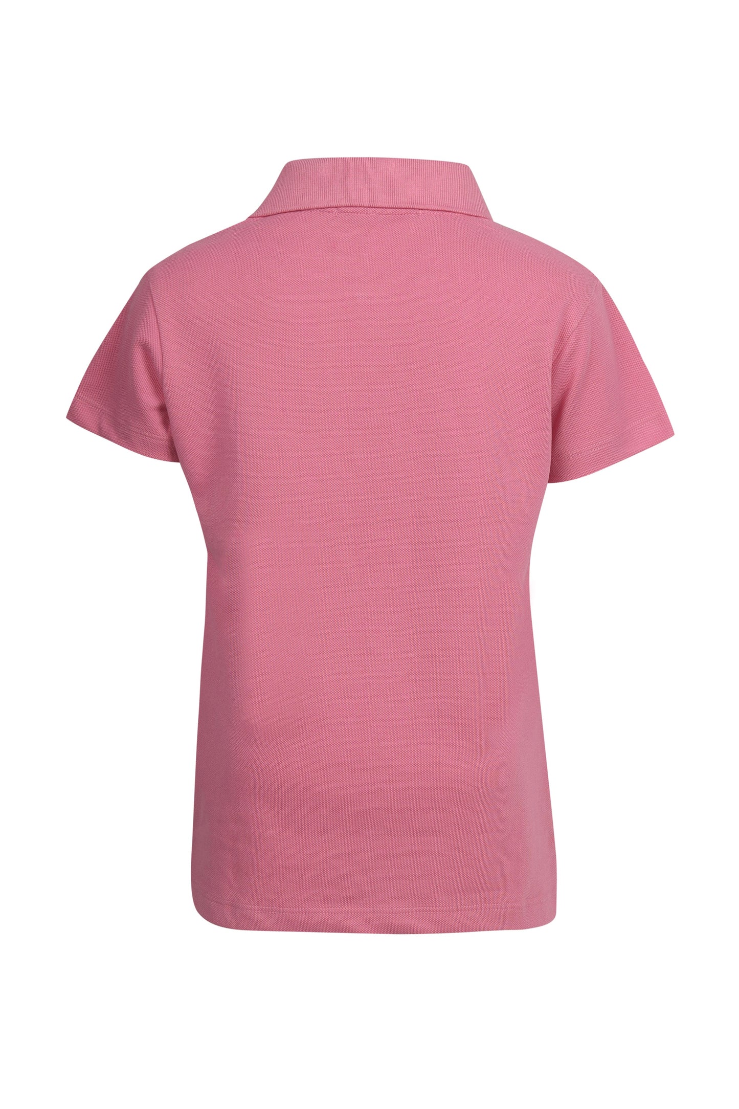 Pampolina Girls  Solid Pique Kint  Collar T-Shirt - Pink