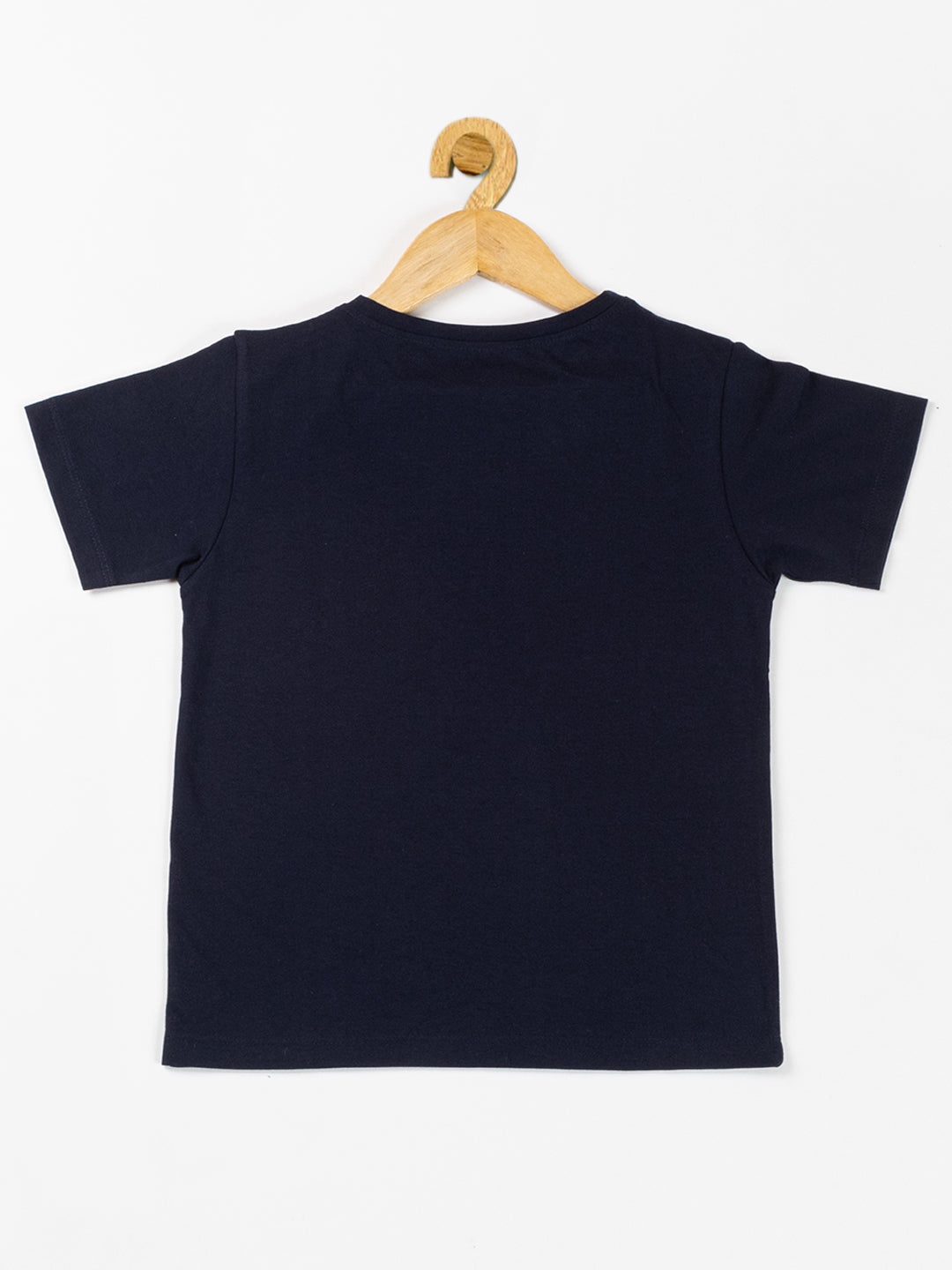 Pampolina  Girls Printed Top- Navy