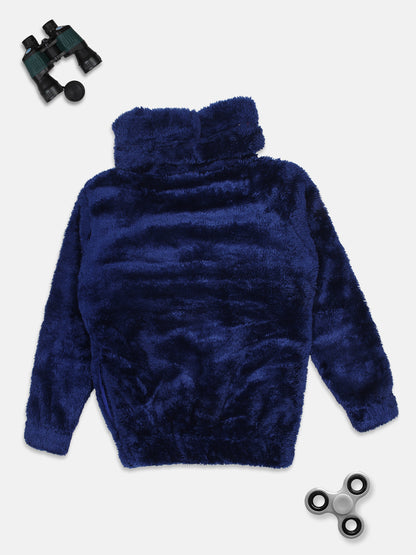 NINS MODA GIRLS SOLD SWEARTSHIRT-NAVY