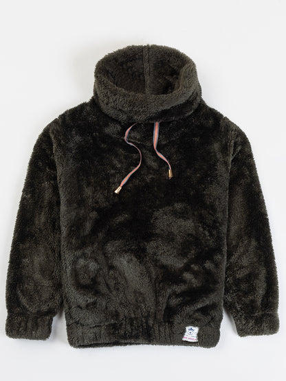 Pampolina Girls Solid Sweatshirt-Olive