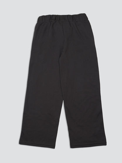 Pampolina Girls Solid  Lower With Belt - Coffee