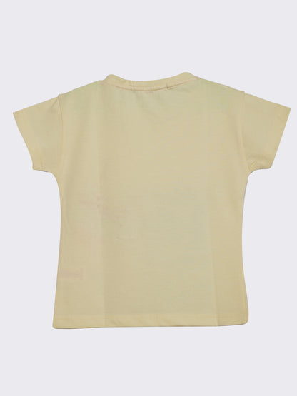Pampolina Girls Ice Cream Printed Top - Off White