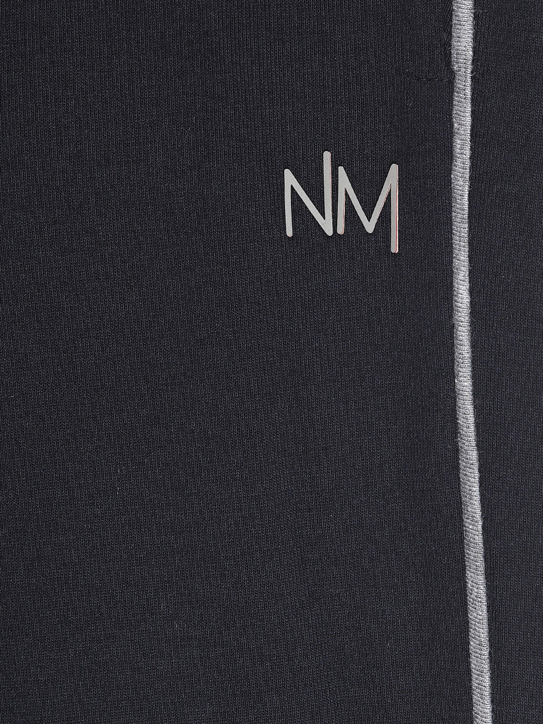 Nins Moda Full Length Side Tape Detailing Track Pants - Navy Blue